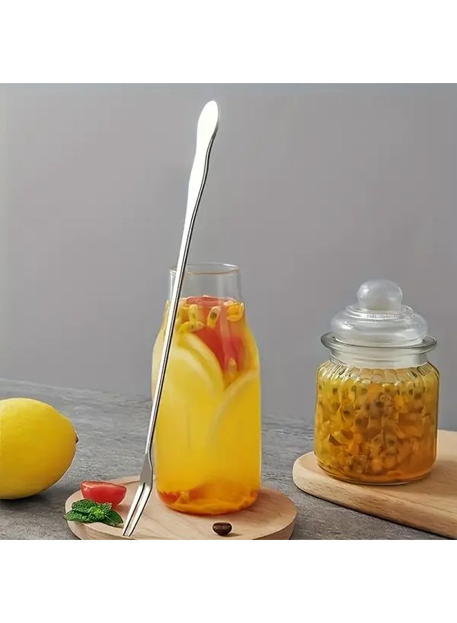 Stainless Steel Long Handle Pickle Fork Kitchen Tool 1pc - Image 4