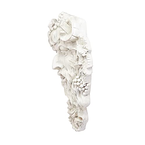 Design Toscano Bacchus, Grape Harvest Wine Greek Greenman Face Wall Sculpture, Medium, 12 inches tall, Cast Stone Resin, Antique Stone Finish - Image 3