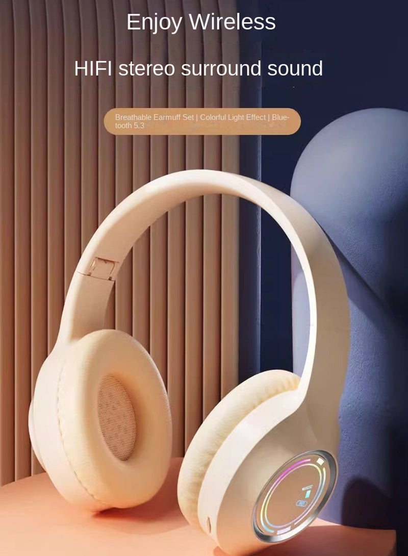 Gasin 5.3 Bluetooth Headset Wireless Bluetooth Headset Noise Reduction Gaming Earphones with Microphone Support Mobile Phone and Computer Use - Image 2
