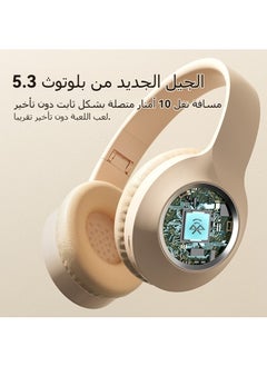 غاز 5.3 سماعة بلوتوث سماعة بلوتوث لاسلكية لتقليل الضوضاء سماعات أذن للألعاب مع ميكروفون تدعم استخدام الهاتف المحمول والكمبيوتر  - Image 2