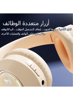 غاز 5.3 سماعة بلوتوث سماعة بلوتوث لاسلكية لتقليل الضوضاء سماعات أذن للألعاب مع ميكروفون تدعم استخدام الهاتف المحمول والكمبيوتر  - Image 4