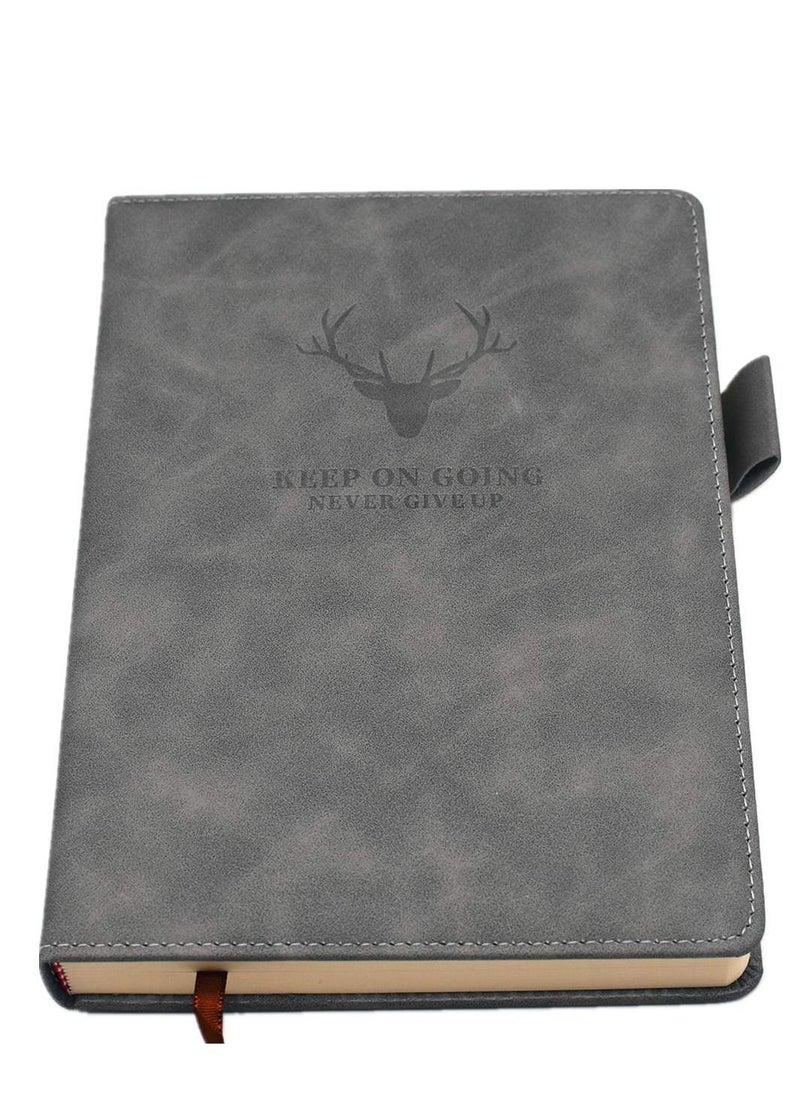 Excefore A5 Notebook Journal Hardcover Executive Diary with Premium Thick Paper, Gray  - Image 1