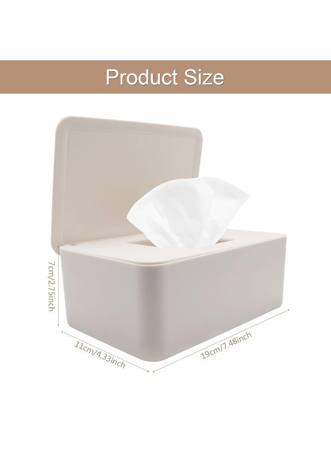 Abnaok Diaper Wipes Dispenser Baby Wipes Case，Abnaok Baby Wipe Holder Keeps Wipes Fresh，Non-Slip, Easy Open & Close Wipe Container - Image 2