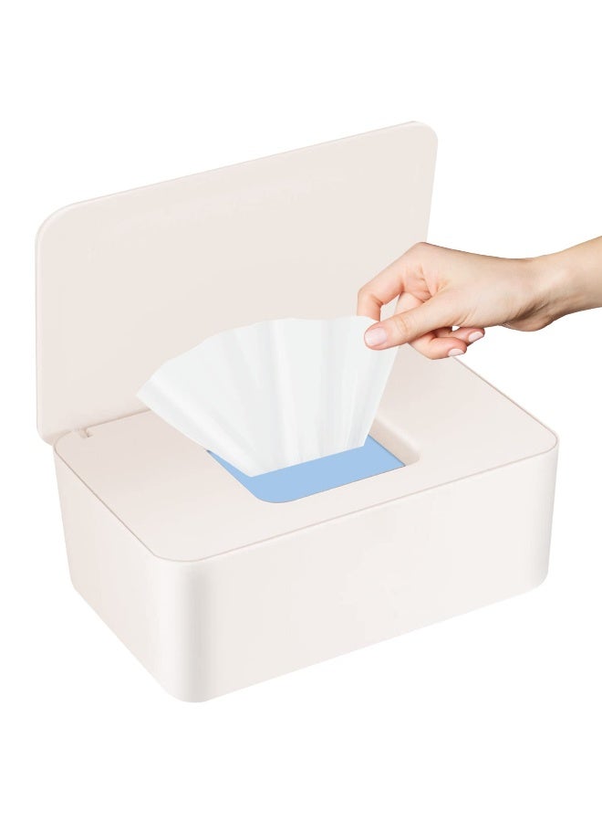 Abnaok Diaper Wipes Dispenser Baby Wipes Case，Abnaok Baby Wipe Holder Keeps Wipes Fresh，Non-Slip, Easy Open & Close Wipe Container - Image 1