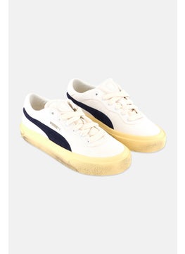 PUMA Kids Boy Capri Royale Suede Vintage Shoes, Off White  - Image 1