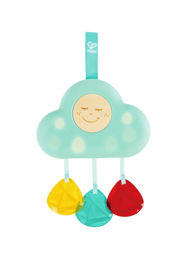 هيب Hape Baby Crib Mobile Toy with Lights & Relaxing Songs - Adjustable Night Light and Soothing Sounds |10 Relaxing Sleep Sounds |Crib Mount, Baby Sleep Aid, Automatic Reactivation Sensor- 0M+