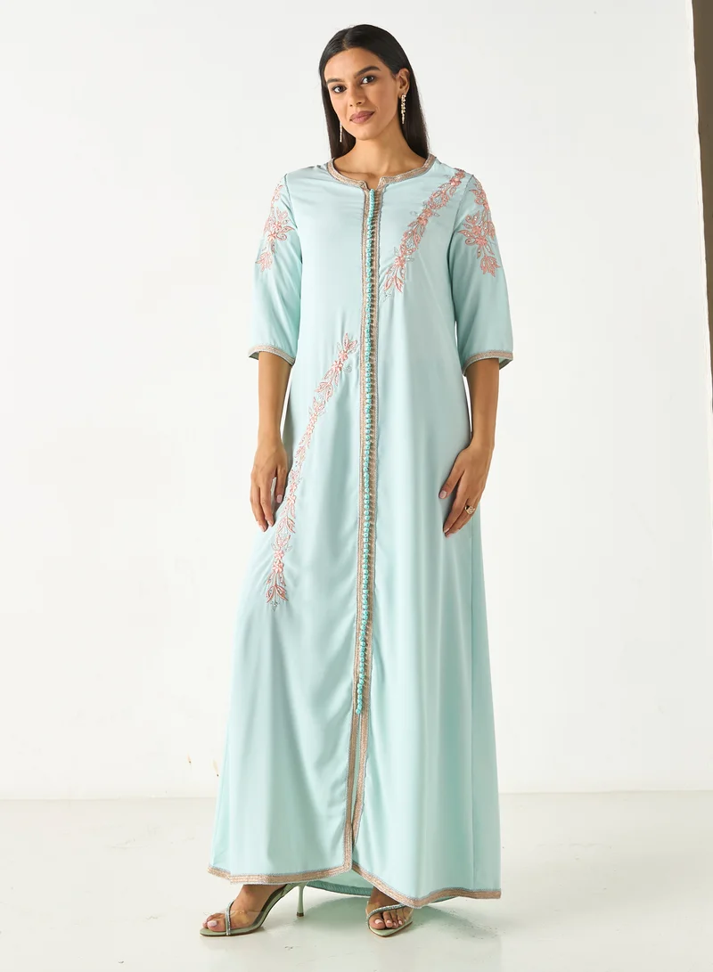 Hadiyath Al Madinah HM- Embroidered Jalabiya