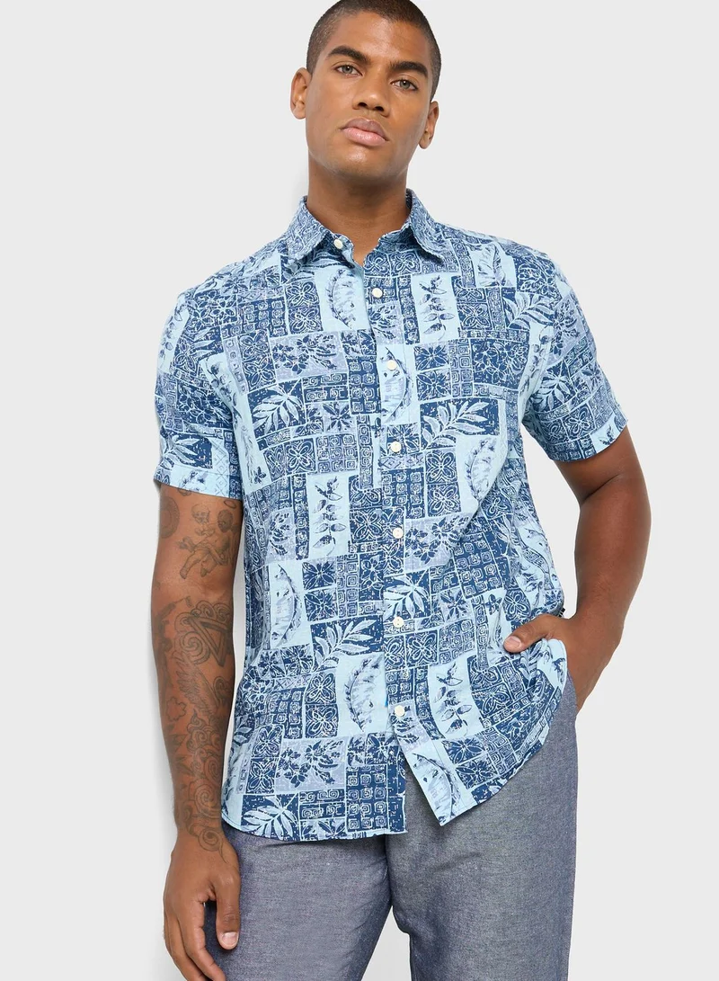 NAUTICA Linen Slim Fit Shirt