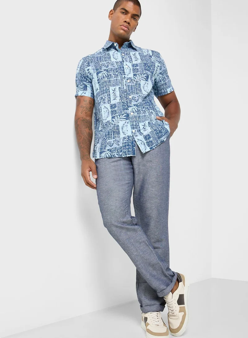 NAUTICA Linen Slim Fit Shirt