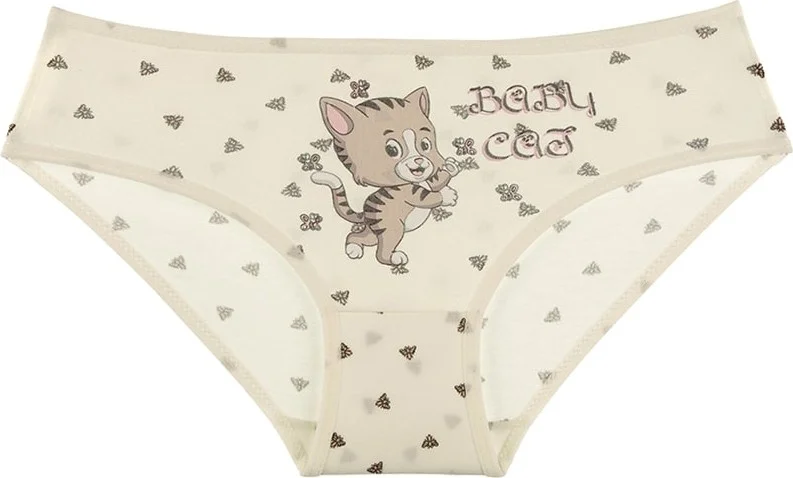 Donella 10 Pack Baby Cat Printed Girl's Panties - 41711031CG