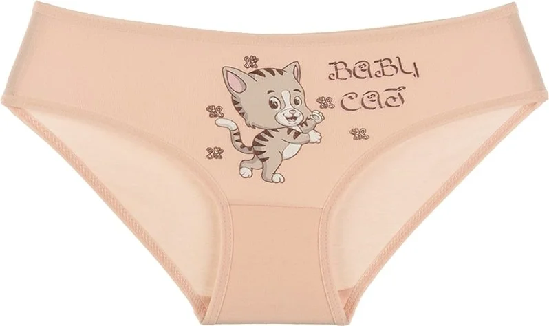 Donella 10 Pack Baby Cat Printed Girl's Panties - 41711031CG