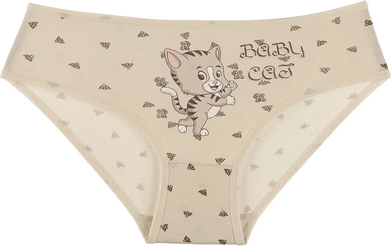 Donella 10 Pack Baby Cat Printed Girl's Panties - 41711031CG