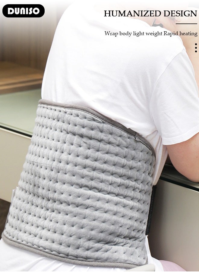 DUNISO - Heating Pad, Electric Fast Heat Pad for Back Pain and Cramps Relief, 10 Different Heat Settings 3 Timer Options with Auto Off Function,Dry Heat Therapy, Machine Washable - Image 1