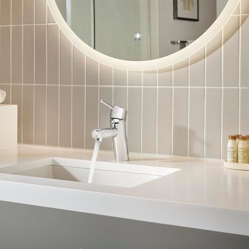 GROHE 3427000A Concetto Single Hole SingleHandle Bathroom Faucet SSize 12 GPM Chrome - Image 3