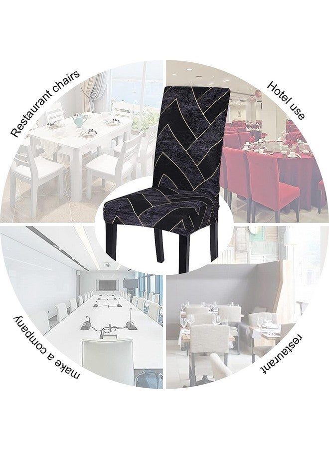 AAZEEM أغطية كراسي غرفة الطعام AAZEEM قابلة للتمدد لأغطية كراسي بارسون لغرفة الطعام | غطاء كرسي مرن | غطاء كرسي طعام قابل للتمدد | قابل للإزالة | قابل للغسل | مجموعة من 8 - Image 5