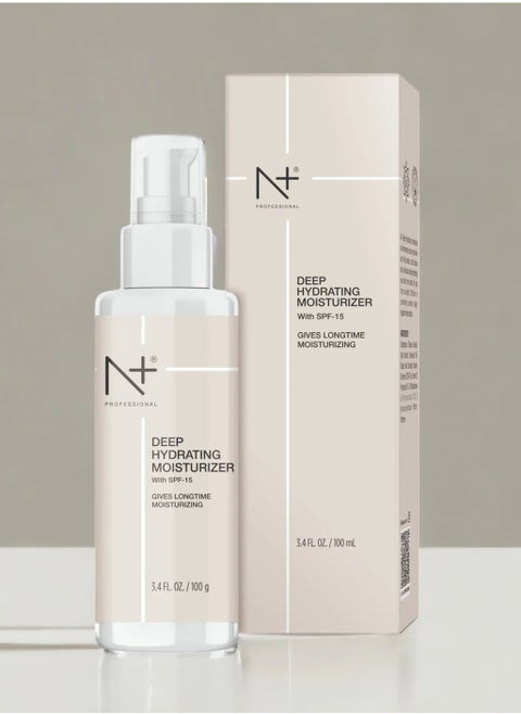 N Plus Professional Deep Hydrating Moisturizer With SPF-15, Deep Moisturizer with UV Protection, Skin Nourishing Formula