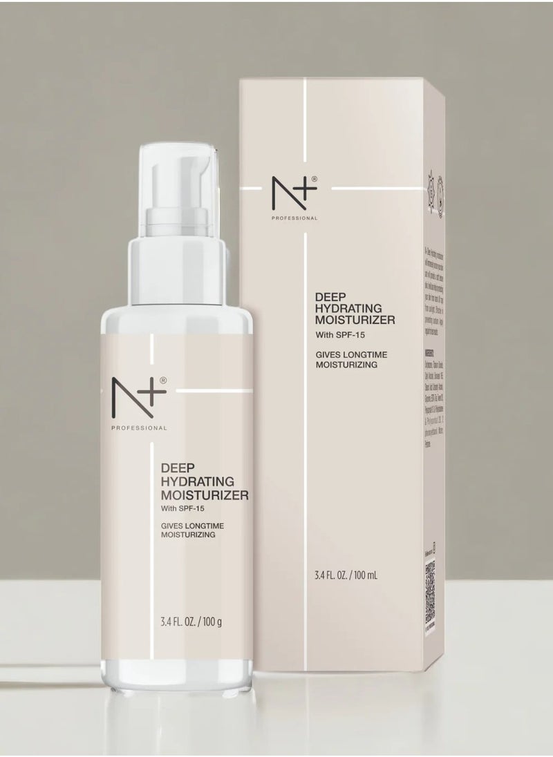 N Plus Professional Deep Hydrating Moisturizer With SPF-15, Deep Moisturizer with UV Protection, Skin Nourishing Formula