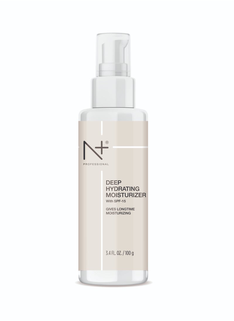 N Plus Professional Deep Hydrating Moisturizer With SPF-15, Deep Moisturizer with UV Protection, Skin Nourishing Formula