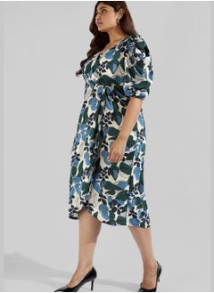 Instafab Plus Floral Print Dress  - Image 3
