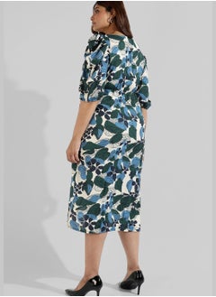 Instafab Plus Floral Print Dress  - Image 4