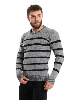 Caesar Wool Mens Pullover With Multi Design  - Image 2