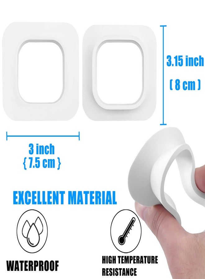 REEYEAR 2 Pack Window Mount Compatible with Blink Mini Indoor, Secured Camera Glass Wall Holder for Single Pane Glass Windows/Doors for Outside Security Monitoring,White - Image 5