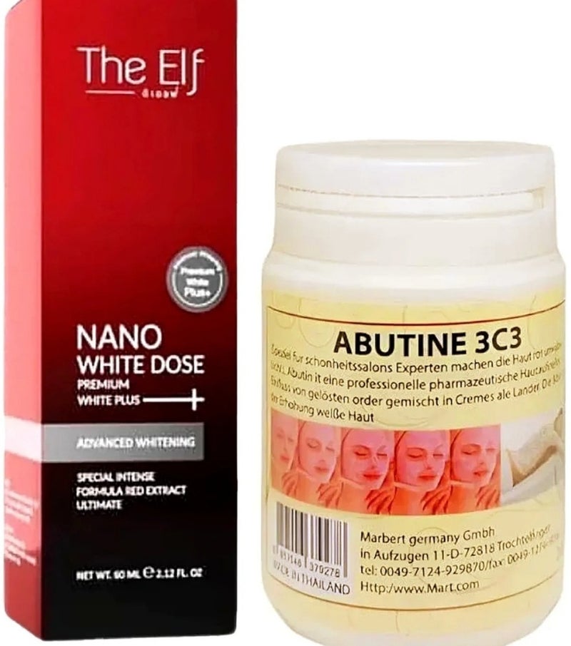 Nano White Dose Premium White Plus Serum   & Abutin 3c3 Extra Lotion Arbutin Whitening
