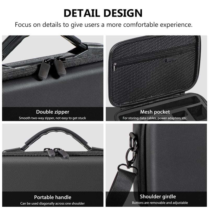 Tomat Action 5 Pro Carrying Case for DJI Osmo Action 5 Pro/Action 4 Camera Accessories Hard Shell Bag Travel Case Compatible with DJI Action 5 Pro/Action 4 Adventure - Image 3