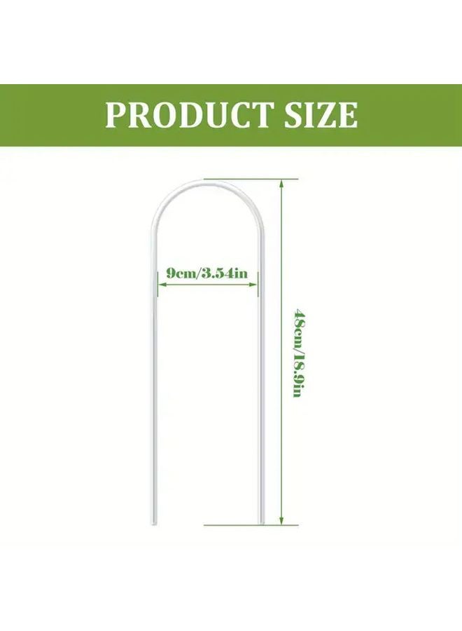 2pcs U Shaped Acrylic Plant Climbing Frames Transparent Durable Support For Indoor Vines Flowers - Image 3