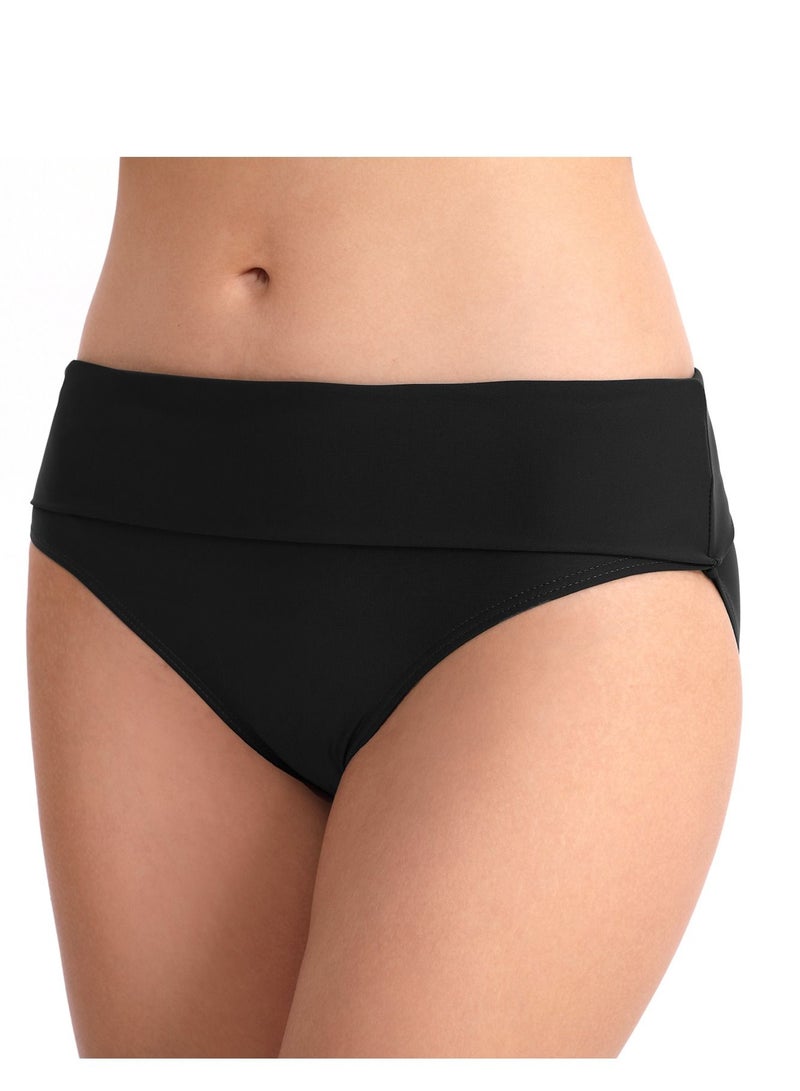 Loquat Black solid color swimsuit split type halterneck swimsuit lady bikini - Image 5