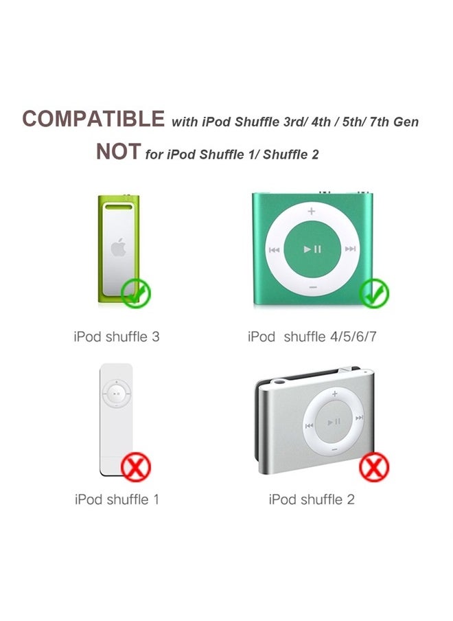 iMangoo Charging Cable for iPod Shuffle Cable USB Data Sync Cable Cord 3.5mm Male AUX Plug to USB Male Adapter Cable Charger Converter Headphone Audio Extender Jack for iPod Shuffle 3 4 5 6 Gen 2-Pack  - Image 4