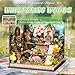 Kisoy DIY Miniature House Kit Tiny House Kit with Furniture and LED Light for Adults and Teens DIY Mini House Craft Kit DecorationsGifts for Family and FriendsWhispering Woods - Image 4