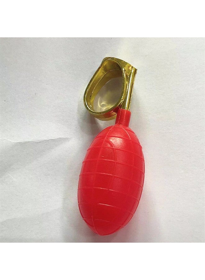 Magic Ring Water Spray Strange Magic Toy Game Props Hidden Water Spray Ring Not Picking Hand Stab Water Ring-Color:Red (Du Jin)  - Image 1