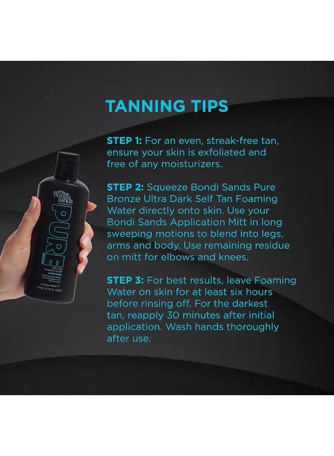 Pure Bronze Ultra Dark Self Tan Foaming Water - 200Ml