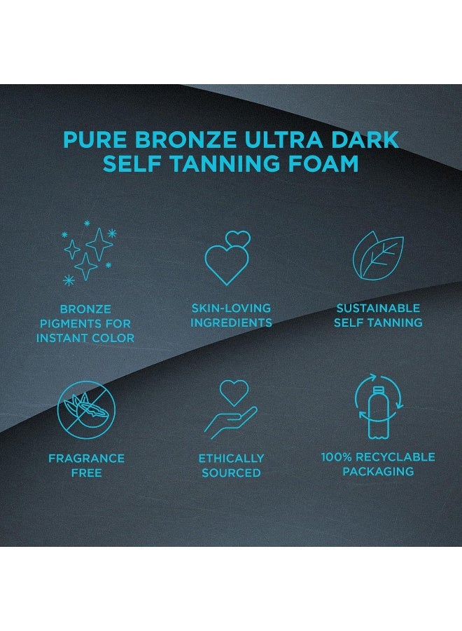 Pure Bronze Ultra Dark Self Tan Foaming Water - 200Ml