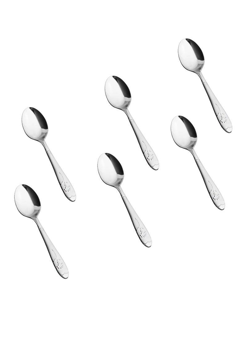 Hic Japanese stainless steel tea spoon set 6 pieces - Image 1