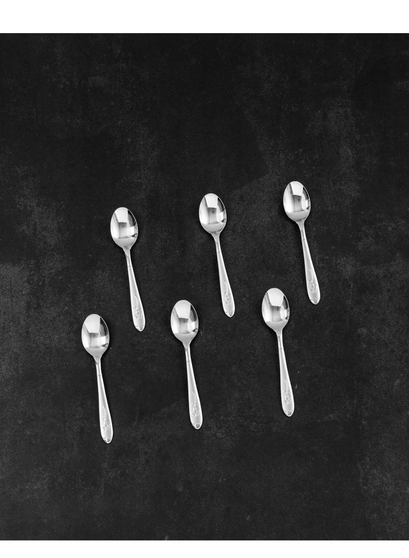 Hic Japanese stainless steel tea spoon set 6 pieces - Image 5