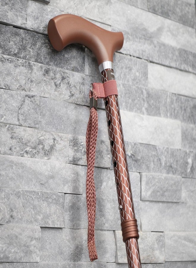 Switch Sticks Folding Walking Cane For Women & Men - Adjustable 32-37 In, Lightweight With Ergonomic Wood Handle, Slip-Resistant Rubber Tip Supports 264 Lbs - Canes For Women For Stability (FSA/HSA) - Image 5