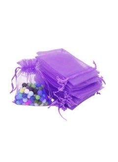 PRINTSHOP4ME 100 Pcs Organza Drawstring Bags - Ideal for Wedding Favors, Parties - Pouches for Candy, Jewelry - Perfect for Ramadan, Eid, Bridal Showers and Wedding Party  - Image 3