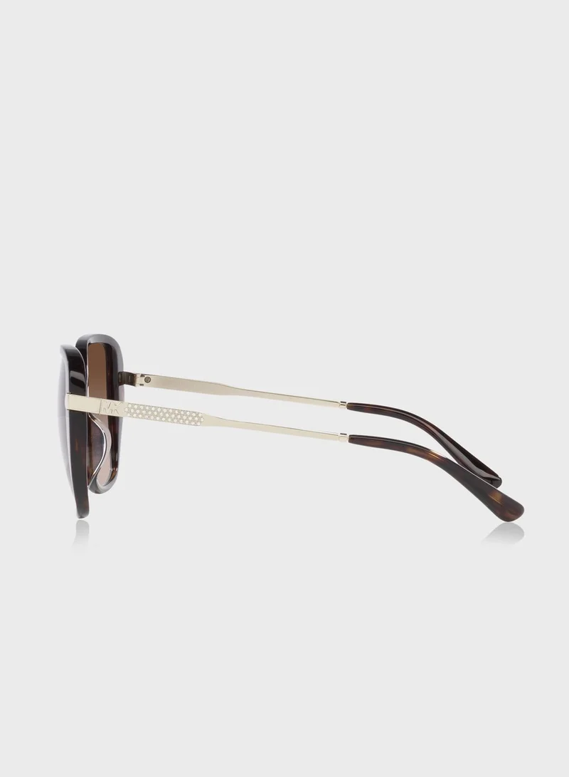 Michael Kors 0Mk2185Bu Oversized Sunglasses