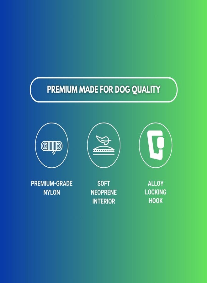 Spark Paws Premium Dog Leash & Poop Bag Set - Heavy-Duty Alloy Hook for Strong Pulling Breeds - Comfortable, Durable & Secure - Lime Wave - Image 4