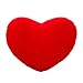 YINGGG Cute Plush Red Heart Pillow Love Pillow Cushion Toy Throw Pillows for Kids Friends Fit for Living Heart Throw Decorative Pillows - Image 3