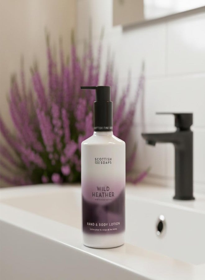 Scottish Fine Soaps Wild Heather Hand & Body Lotion 300ml – Hydrating Lotion Moisturiser with Allantoin and Heather Extract - Image 5