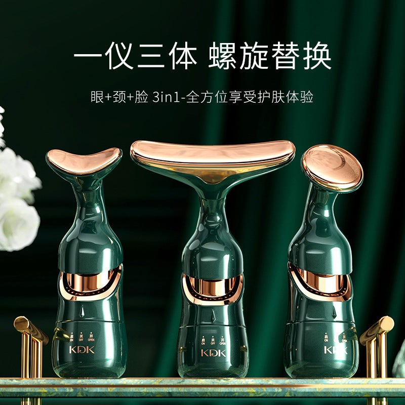 KDK Ultrasonic Beauty Instrument 4D Multi-Function Face Massager Lifting Tightening Home Vibration - Image 1
