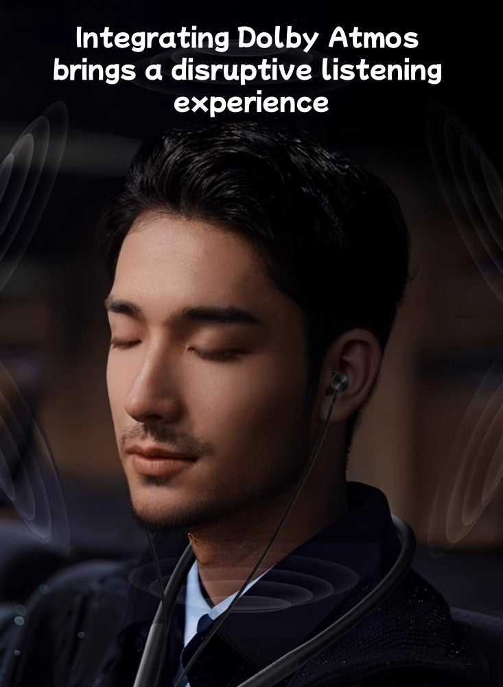 Bluetooth Headset Neck, Neck Hanging, Wireless In-ear Sports Running, Special Ultra-long Battery Life,Light Purple  - Image 5