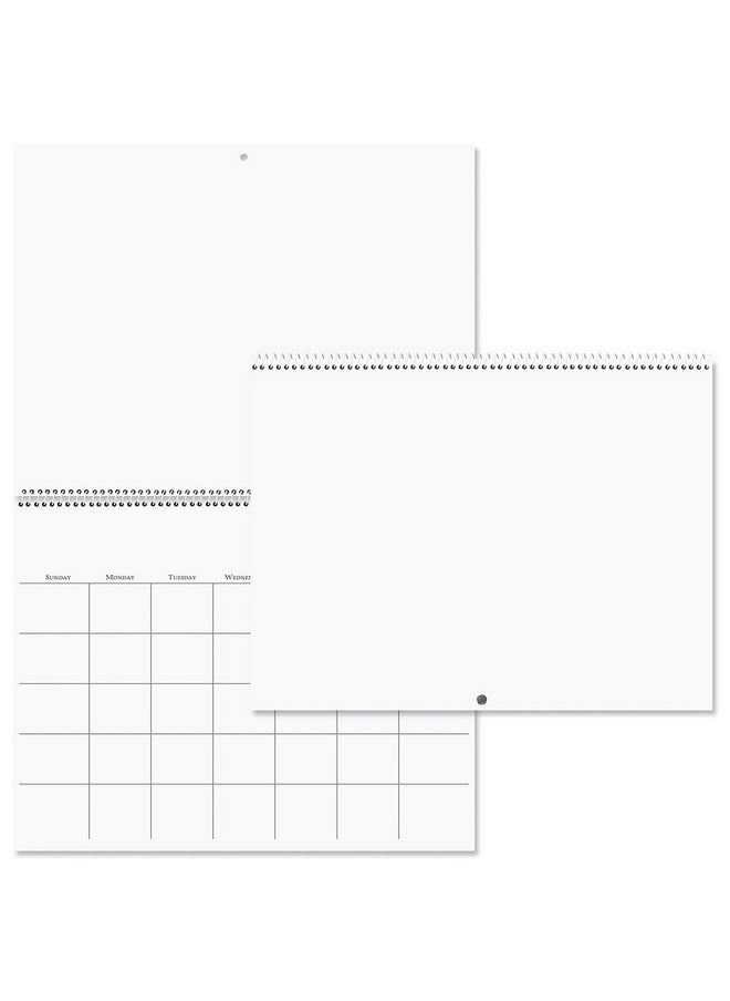 Current - Crapbook Wall Calendar, Undated, 12-Inch X 9-Inch Size Closed, 18-Inch Size Open, Large Bookstore-Quality, Diy Spiral-Bound Hanging Monthly Calendar For Kitchen & Office, By Current - Image 1