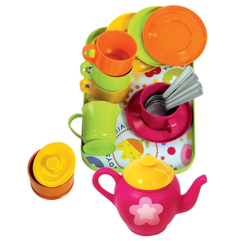 BIGJIGS Coffee Service (Pink And Green) Gw45416