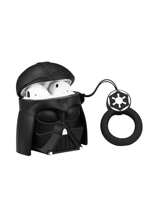 NIBEMINENT - Darth Vader 3D Cartoon Case Cover For Apple AirPods Black - Image 1