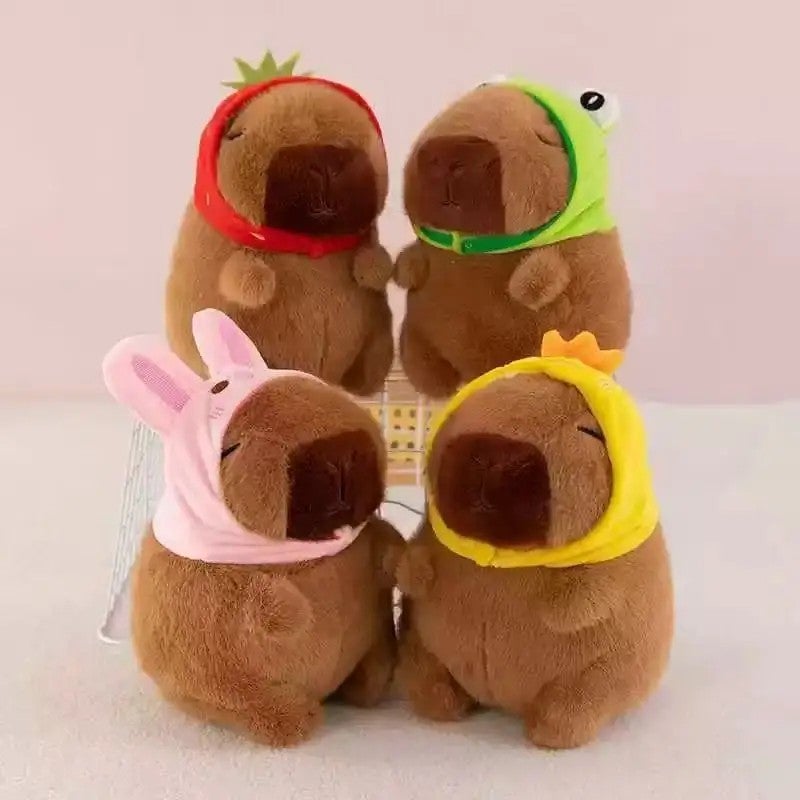 Y&D Kawaii Cute Simulation Capibara Anime Keychain Soft Cotton Capybara Plush Toy PP Cotton Fluffty Plushie Doll - Image 2