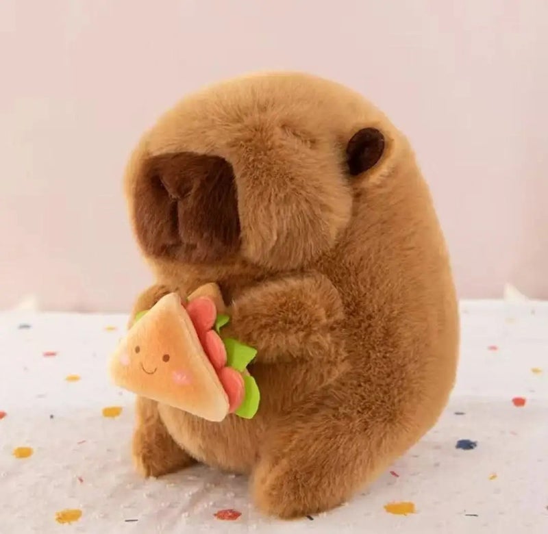 Y&D Kawaii Cute Simulation Capibara Anime Keychain Soft Cotton Capybara Plush Toy PP Cotton Fluffty Plushie Doll - Image 1